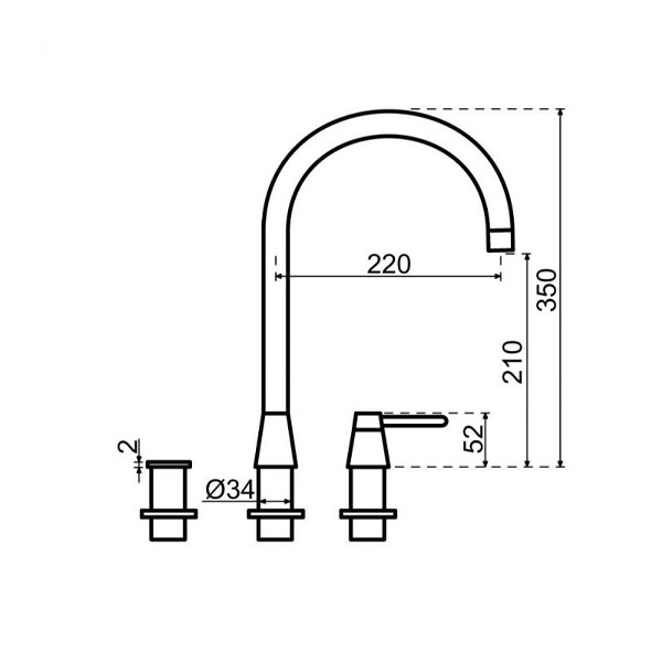 selsiuz-osiris-cone-counter-3-in-1-kraan-copper-titanium-combi-extra-boiler-tekening