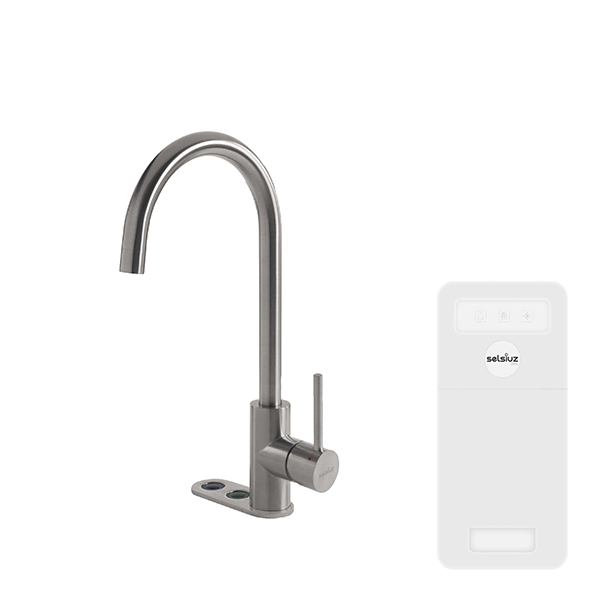 monster Kritiek Controversieel Selsiuz bruisend water kraan Cool 4 in 1 Rond RVS inox