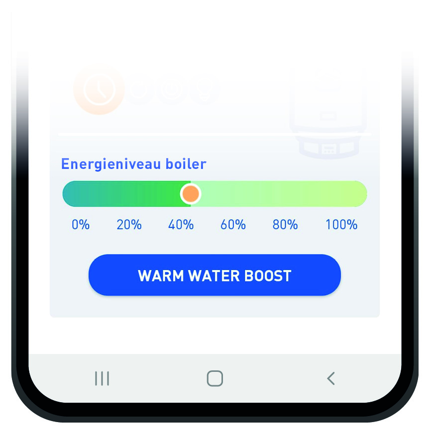 Boostfunctie Climate Connect-app Itho Daalderop
