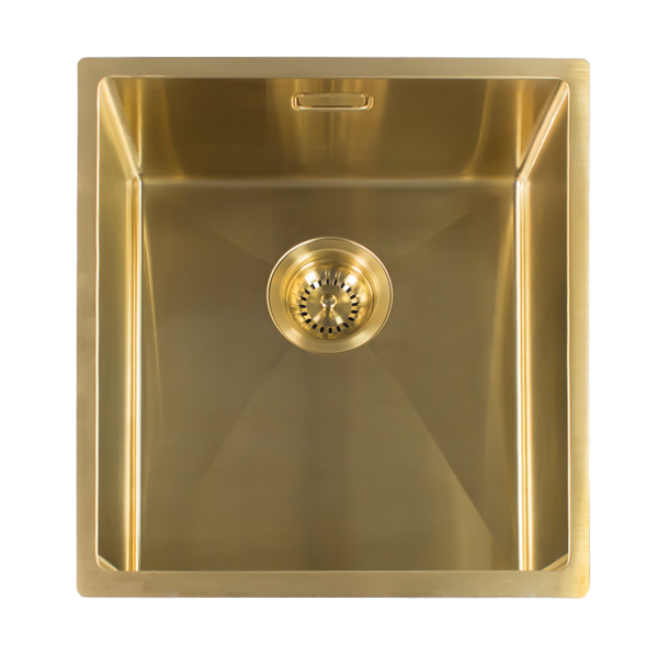 spoelbak van Selsiuz in gouden afwerking